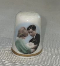 Charles Diana And William Thimble To Commemorate Prince Williams Birth 1982