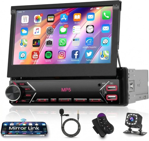 Single din car stereo - single,