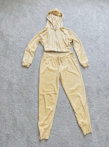 Women yellow velour - h&m,