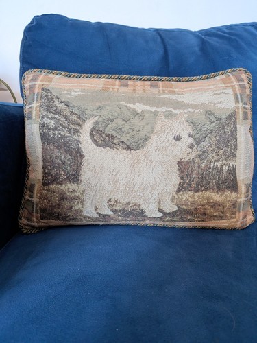Vintage westie dog tapestry - vintage,