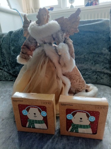 Few xmas items - fairy, x