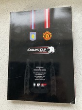 BEST PRICE - Aston Villa v Manchester United 2010 Carling Cup Final
