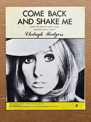 Clodagh rodgers come back and - rodgers,