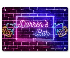 Personalised bar sign - bar,