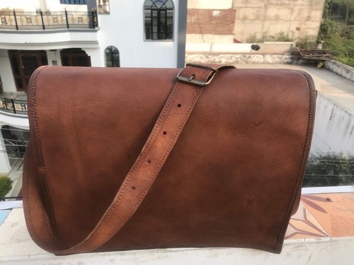 Men genuine vintage leather - genuine,