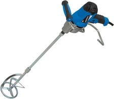 Silverline 850W 240V Single Speed Plaster Plastering Paint Paddle Mixer & Blade