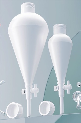 Ptfe pear shaped separatory - ptfe,