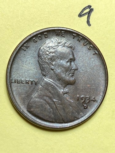 1934 lincoln wheat cent - lincoln,