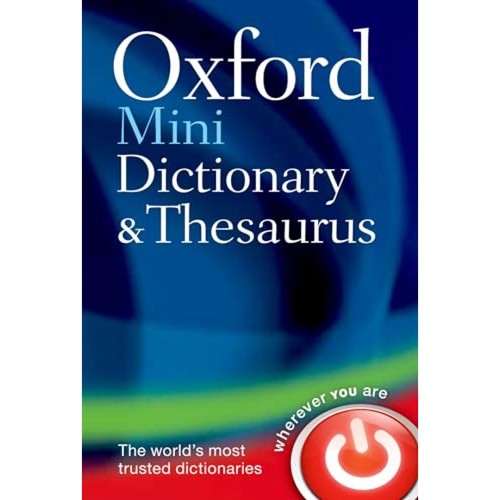 Oxford mini dictionary - dictionary, and