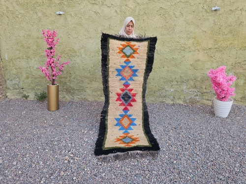 Vintage moroccan rug - moroccan,