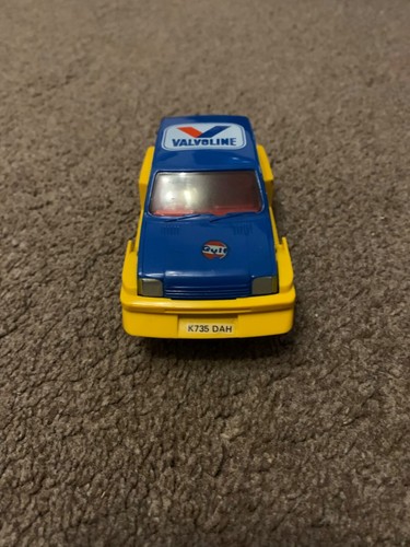 Scalextric red and blue austin - scalextric,