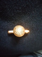 Rolled Gold South Africa Army Sweetheart Pin Brooch Button