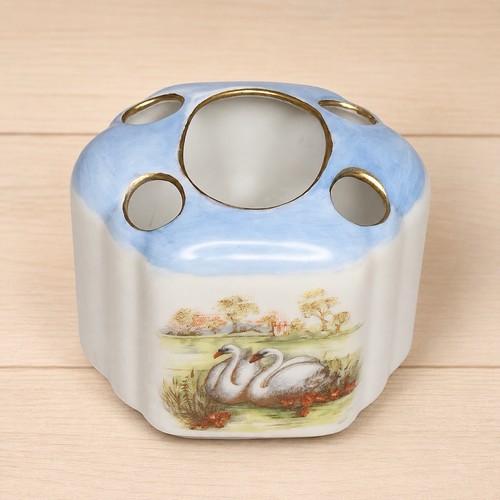 Vintage porcelain swan - porcelain,