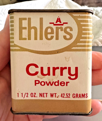 Vintage ehlers curry - ehlers, powder