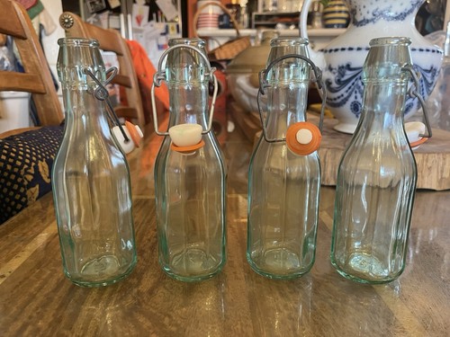 Vintage glass bottles swing - vintage,