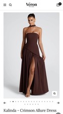 BNWOT Veron- Kalinda -Crimson allure dress size M rrp £45 ( colour brown)
