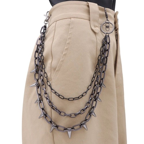 Pants chain metal - -,