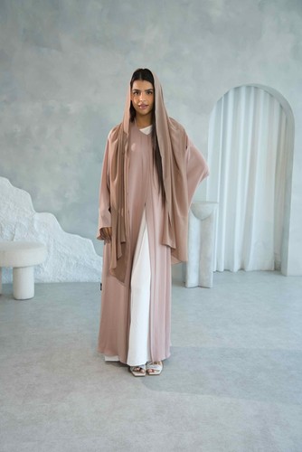Oasis beige abaya - oasis,