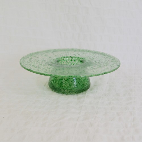 Vintage glass bowl speckled - glass, bowl,