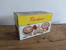 Vintage Recipes Tin small Box