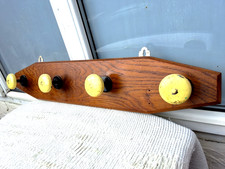 Large vintage oak wood wall - vintage,