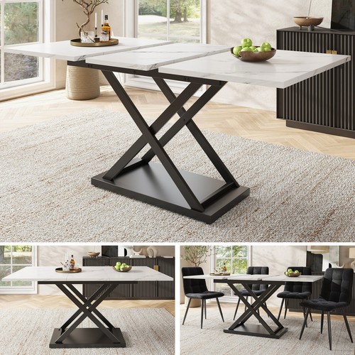 Extendable dining table - table, with