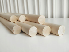 Wooden Wood 1.2m x 22mm Long Broom Handles Thick Brush Flower Support Flag Pole