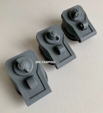 3 x Universal Caravan Clamp On Awning Bracket Pads Fit All Awnings