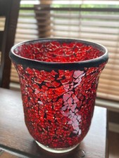 Ruby Red Colored Mirrored