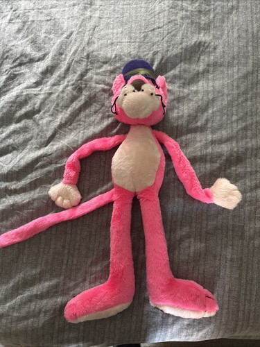 Pink panther plush doll big - panther,