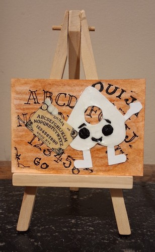 Original aceo art card - art, ouija