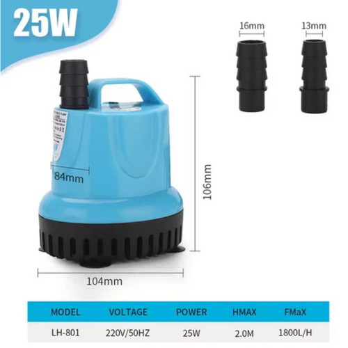 Submersible water suction - suction, pump
