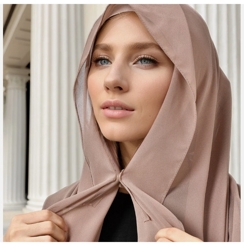 Breathable chiffon hijab with - breathable,