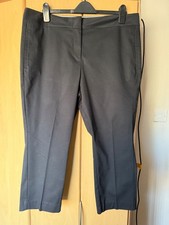 M&S Collection ladies black cropped chinos size 18S