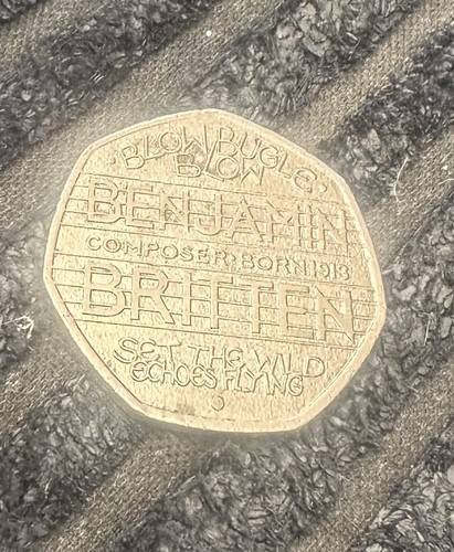 Benjamin britten 2013 50p - britten,