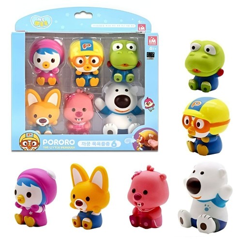 Pororo friends bath toy set - friends,