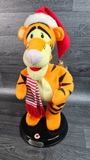 Disney Singing & Dancing Tigger Christmas Decoration "Santa's Coming To Town"