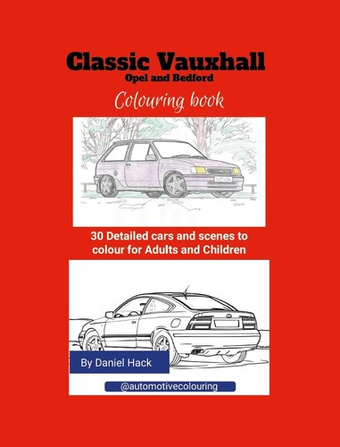 Classic cars colouring - , book
