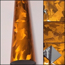 3D Ghost Gloss Gold Camo Vinyl