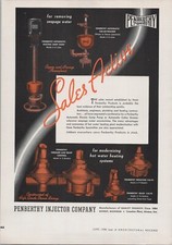 1938 Print Ad * Penberthy Injector Company * Sump Pump Drainer Valve Pressure