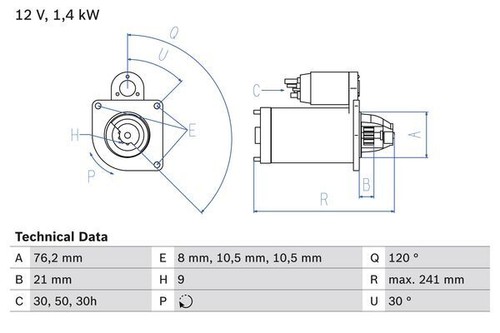 Starter for bmw - starter, bmw:e34,e39,e38,3