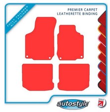 Fits Seat Leon Mk1 Inc Cupra / R & FR 2001-2005 Premier RED tailored car mats