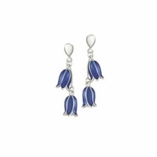 Bluebell Enamel Finish Silver