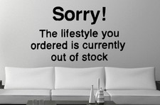Banksy Sorry! The lifestyle