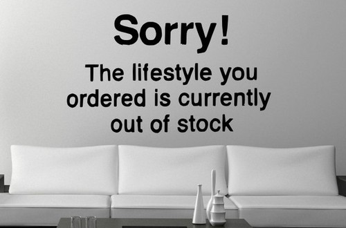 Banksy sorry the lifestyle - sorry!,