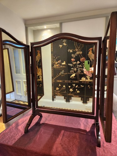Antique triptych dressing - antique,