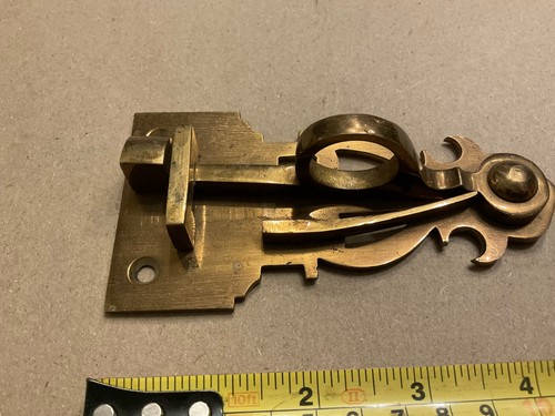 Antique clock ornate brass - clock,