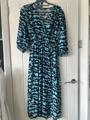 Blue and black - black, abstract