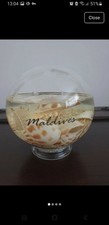 Maldives Sand Shell Glass Snow