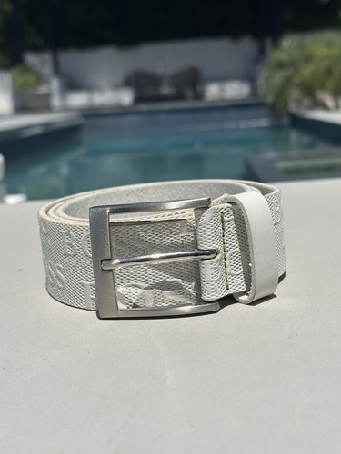 Hugo boss golf belt white - golf,